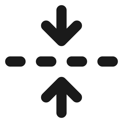 Fold vertical icon, line style, from Lucide