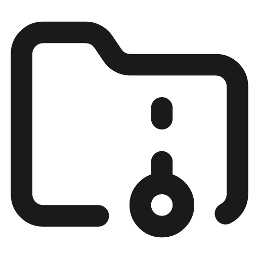 Folder archive icon, line style, from Lucide