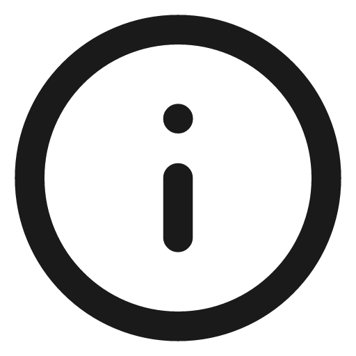 Info icon, line style, from Lucide
