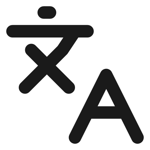 Languages icon, line style, from Lucide