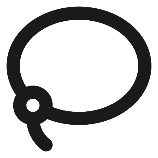 Lasso icon, line style, from Lucide