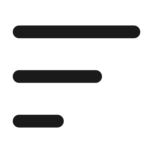 List sort descending icon, line style, from Lucide