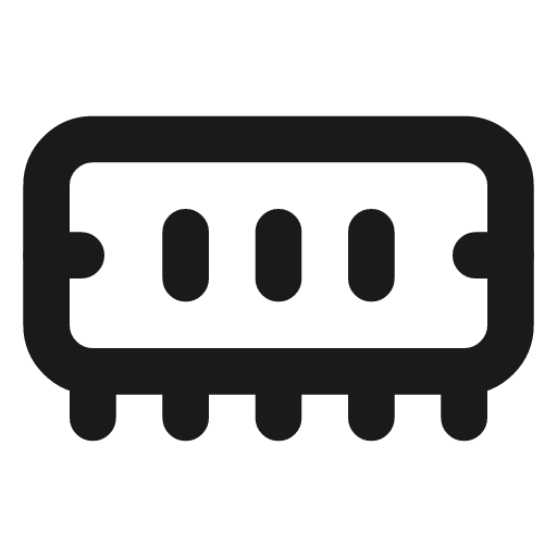 Memory stick icon, line style, from Lucide