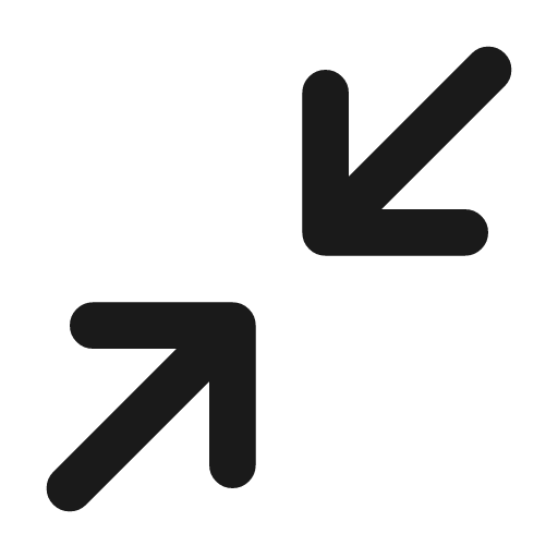 Minimize 2 icon, line style, from Lucide