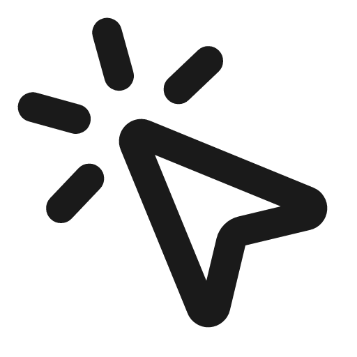Mouse pointer click icon, line style, from Lucide