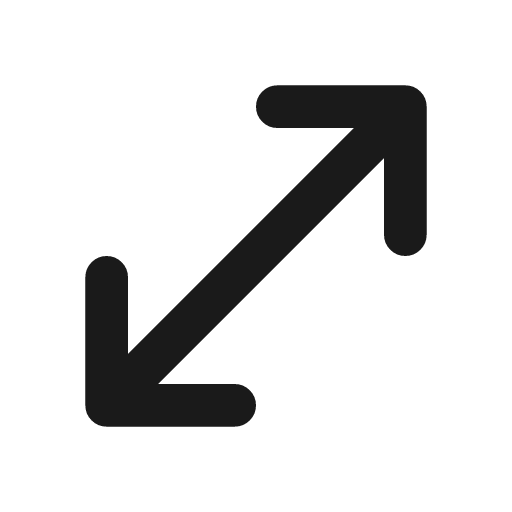 Move diagonal icon, line style, from Lucide