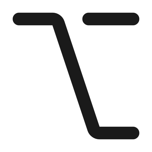 Option icon, line style, from Lucide
