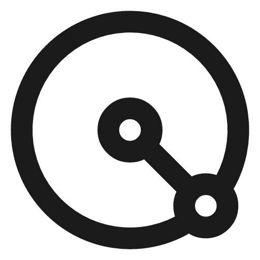 Radius icon, line style, from Lucide