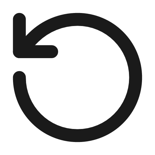 Rotate ccw icon, line style, from Lucide