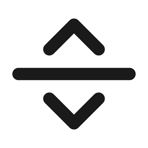Separator horizontal icon, line style, from Lucide