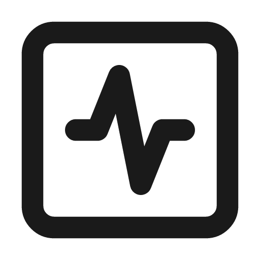 Square activity icon, line style, from Lucide