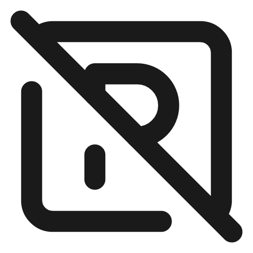 Square parking off icon, line style, from Lucide