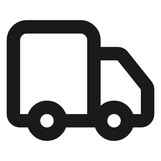 Truck icon, line style, from Lucide