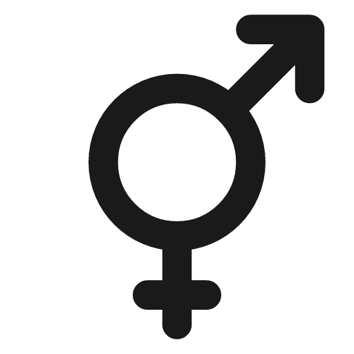 Venus and mars icon, line style, from Lucide