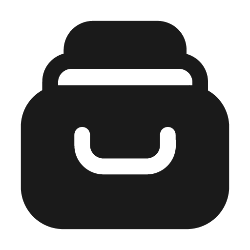 Archive drawer fill icon, filled style, from Mage Icons