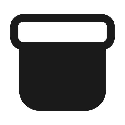 Box fill icon, filled style, from Mage Icons