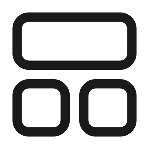 Dashboard 3 icon, line style, from Mage Icons