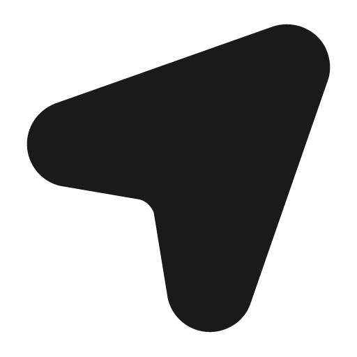 Direction up right fill icon, filled style, from Mage Icons