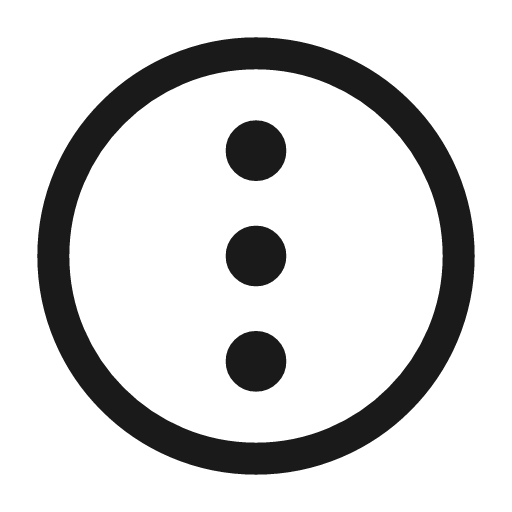 Dots circle icon, line style, from Mage Icons