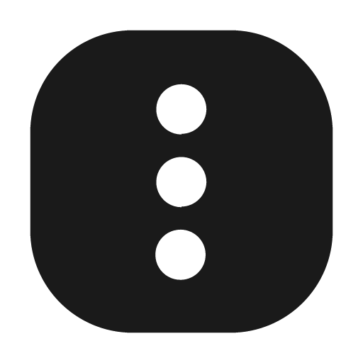 Dots square fill icon, filled style, from Mage Icons