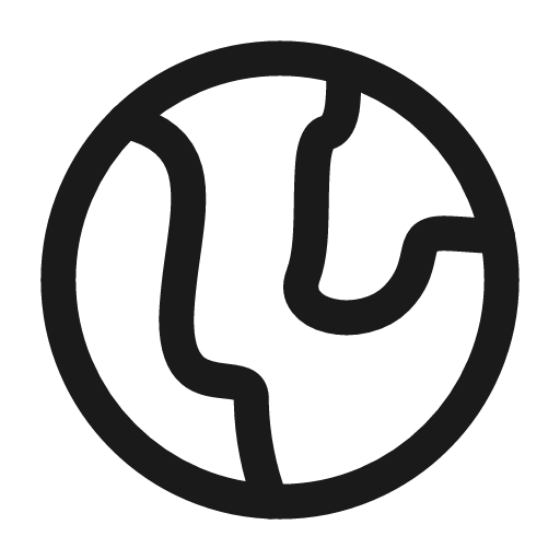 Earth icon, line style, from Mage Icons