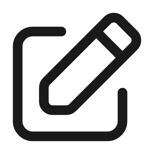 Edit icon, line style, from Mage Icons