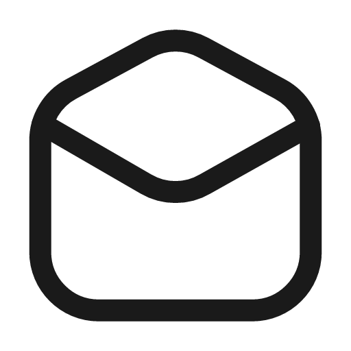 Email opened icon, line style, from Mage Icons