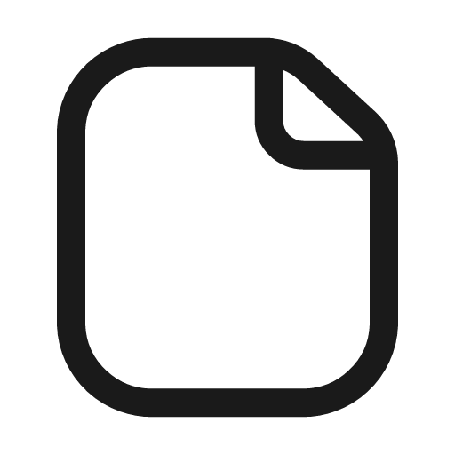 File icon, line style, from Mage Icons