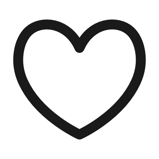 Heart icon, line style, from Mage Icons
