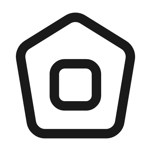 Home 3 icon, line style, from Mage Icons