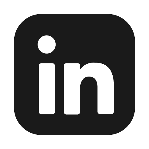 Linkedin icon, solid style, from Mage Icons