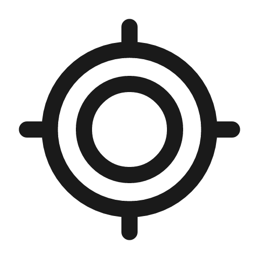 Location icon, line style, from Mage Icons