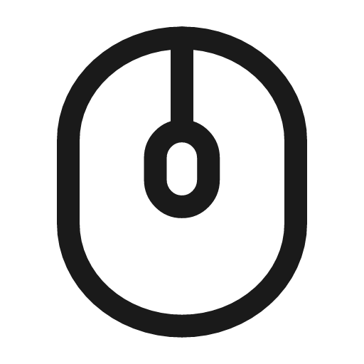 Mouse 2 icon, line style, from Mage Icons