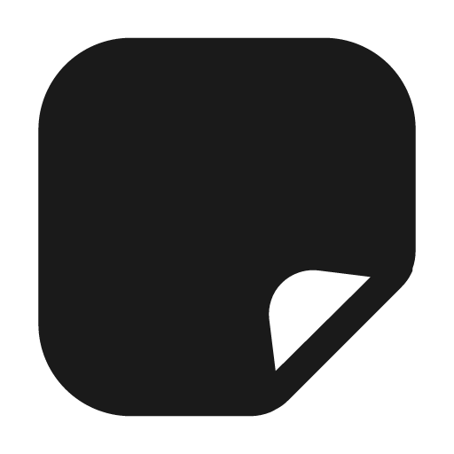 Note fill icon, filled style, from Mage Icons