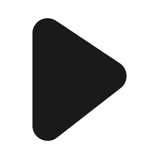 Play fill icon, filled style, from Mage Icons