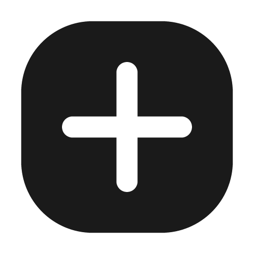 Plus square fill icon, filled style, from Mage Icons