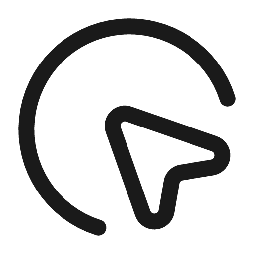 Preview circle icon, line style, from Mage Icons