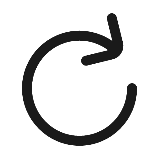 Refresh icon, line style, from Mage Icons