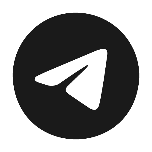 Telegram icon, solid style, from Mage Icons