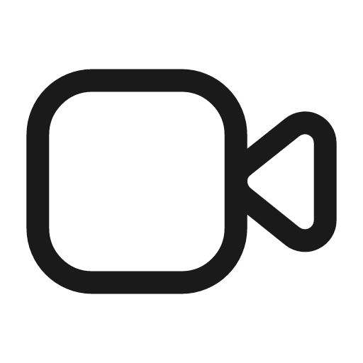Video icon, line style, from Mage Icons