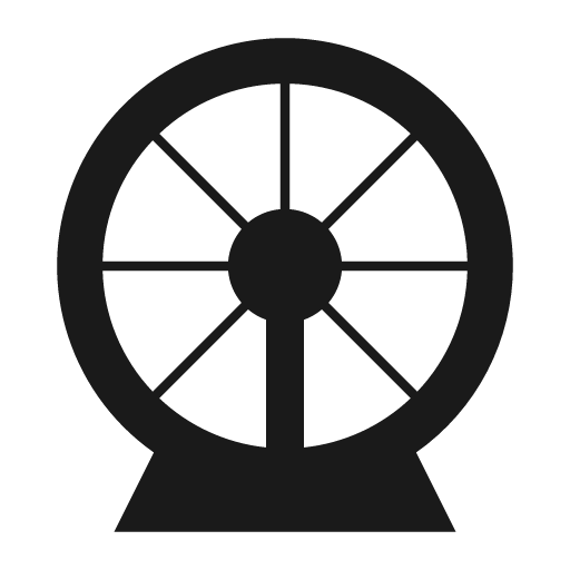 Amusement park icon, solid style, from Maki