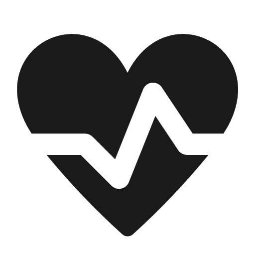 Defibrillator icon, solid style, from Maki