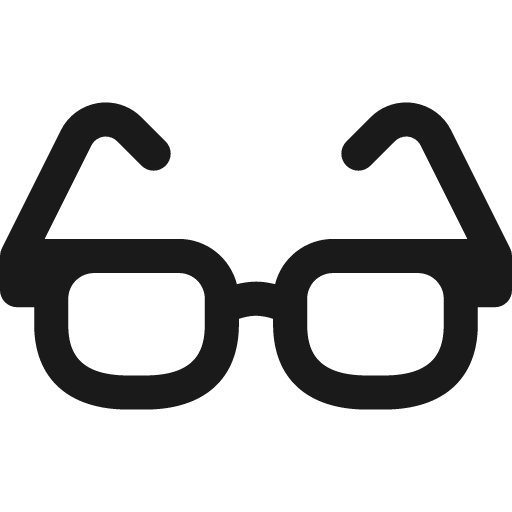 Optician icon, solid style, from Maki