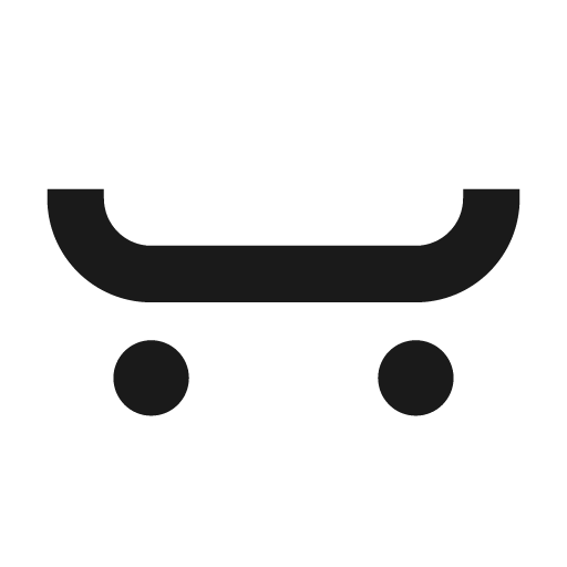 Skateboard icon, solid style, from Maki
