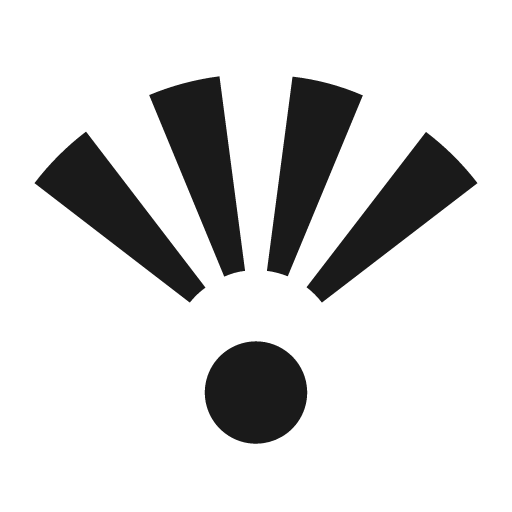Viewpoint icon, solid style, from Maki