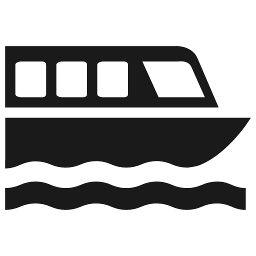 Boat tour icon, solid style, from Map Icons