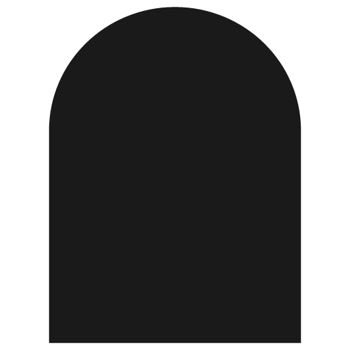 Cemetery icon, solid style, from Map Icons