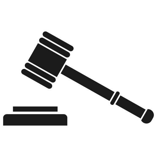 Courthouse icon, solid style, from Map Icons