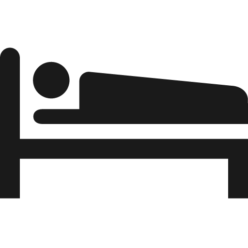 Lodging icon, solid style, from Map Icons