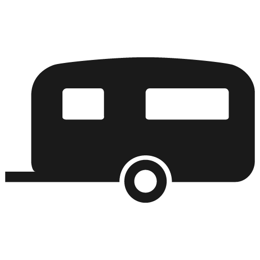 Rv park icon, solid style, from Map Icons